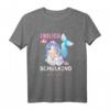 Kinder Schulkind 2021 Mädchen Meerjungfrau T-Shirt - Lustiges Outfit zum Schulstart & Einschulungsgeschenk für Jungen und Mädchen
