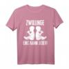 Herren Stolzer Vater von Zwillingen T-Shirt - Lustiger Spruch für werdende Papas und Väter zur Geburt