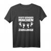 Echte Männer Machen Zwillinge - Vater von Zwillingen T-Shirt für Schwangerschaft Verkündung, Vatertag & Geburtstagsgeschenk