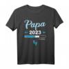 Papa Loading 2023 T-Shirt – Lustiges Geschenk für werdende Väter, Schwangerschaft, Baby Shower & Gender Reveal