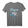 Papa Loading 2023 T-Shirt – Lustiges Geschenk für werdende Väter, Schwangerschaft, Baby Shower & Gender Reveal