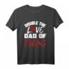 Zwillinge Papa Schwangerschaft Geschenk T-Shirt mit Liebe Spruch – Perfekt für werdende Zwillingsväter