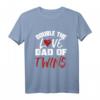 Zwillinge Papa Schwangerschaft Geschenk T-Shirt mit Liebe Spruch – Perfekt für werdende Zwillingsväter