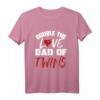 Zwillinge Papa Schwangerschaft Geschenk T-Shirt mit Liebe Spruch – Perfekt für werdende Zwillingsväter