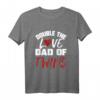 Zwillinge Papa Schwangerschaft Geschenk T-Shirt mit Liebe Spruch – Perfekt für werdende Zwillingsväter