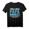 Papa Zwillinge 2021 Vater von Zwillingen T-Shirt – Perfektes Geschenk für zukünftige Zwillingsväter & stolze Papas