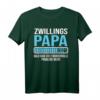 Papa Zwillinge 2021 Vater von Zwillingen T-Shirt – Perfektes Geschenk für zukünftige Zwillingsväter & stolze Papas