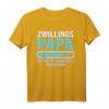 Papa Zwillinge 2021 Vater von Zwillingen T-Shirt – Perfektes Geschenk für zukünftige Zwillingsväter & stolze Papas