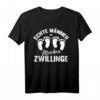 Lustiges Echte Männer machen Zwillinge Baby T-Shirt – Perfektes Geschenk für werdende Väter und stolze Eltern zur Geburt der Zwillinge