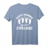 Lustiges Echte Männer machen Zwillinge Baby T-Shirt – Perfektes Geschenk für werdende Väter und stolze Eltern zur Geburt der Zwillinge