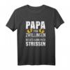 Papa von Zwillingen nichts kann mich stressen T-Shirt - Lustiges Vatertagsgeschenk für Zwillingspapa mit klassischem Schnitt