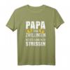 Papa von Zwillingen nichts kann mich stressen T-Shirt - Lustiges Vatertagsgeschenk für Zwillingspapa mit klassischem Schnitt