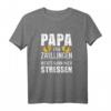 Papa von Zwillingen nichts kann mich stressen T-Shirt - Lustiges Vatertagsgeschenk für Zwillingspapa mit klassischem Schnitt
