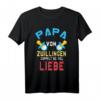 Stolzer Papa von Zwillingen T-Shirt – Geschenkidee für Vatertag, Weihnachten & Geburtstage für Zwillingsväter