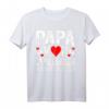 Herren Papa von Zwillingen T-Shirt – Klassisches Streber-Design für Zwillingsväter zum Vatertag