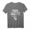 Papa von Zwillingen Loading T-Shirt - Lustiges Schwangerschafts- und Geburtstagsgeschenk für Zwillingsväter