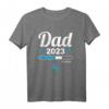 Dad Loading 2023 Werdender Papa Baby Geburt Daddy to Be T-Shirt - Lustiges Geschenk für Schwangerschaft, Babyparty & Vatertag