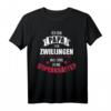 Papa von Zwillingen T-Shirt – Lustiges Superkräfte Motiv für Zwillingsvater, ideal als Geschenk und Vatertagsidee