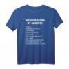 Rules For Dating My Daughter Funny Vater T-Shirt – Lustiges Papa T-Shirt als Geschenk für Vatertag, Geburtstag & Weihnachten