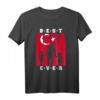 Baba 2 Kinder Baba T-Shirt - Türkischer Vater Geburtstagsgeschenk & Babalar Günü Hedie
