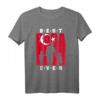 Baba 2 Kinder Baba T-Shirt - Türkischer Vater Geburtstagsgeschenk & Babalar Günü Hedie