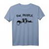 Black Cat Ew People Meowy Katzenliebhaber T-Shirt – Lustiges Geschenk für Katzenmutter, Vater, Familie & Tierfreunde zu Weihnachten, Geburtstag & Feiertagen