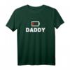 Papa Akku leer - Lustiges Vatertagsdesign für werdende Väter T-Shirt mit humorvollem Spruch