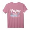 Papa 2023 wird geladen T-Shirt – Lustiges Schwangerschaftsverkünden Geschenk für werdende Papas & Großeltern