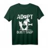 HapDog T-Shirt mit Animal Rescue Design - Adopt Don't Shop, Liebe für Tiere, Tierheim Shirt für Tierliebhaber
