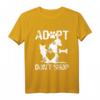 HapDog T-Shirt mit Animal Rescue Design - Adopt Don't Shop, Liebe für Tiere, Tierheim Shirt für Tierliebhaber