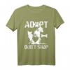 HapDog T-Shirt mit Animal Rescue Design - Adopt Don't Shop, Liebe für Tiere, Tierheim Shirt für Tierliebhaber