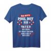 Pool Boy Vater Bademeister Rettungsschwimmer Geschenk T-Shirt – Perfekt für Rettungsschwimmer & Schwimmbadpersonal