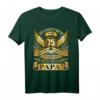 Herren Als Gott mich vor 75 Jahren schuf - Lustiges Papa T-Shirt zum Geburtstag, Originelles Geschenk für den 75. Vaterstag