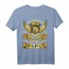 Herren Als Gott mich vor 75 Jahren schuf - Lustiges Papa T-Shirt zum Geburtstag, Originelles Geschenk für den 75. Vaterstag