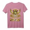Herren Als Gott mich vor 75 Jahren schuf - Lustiges Papa T-Shirt zum Geburtstag, Originelles Geschenk für den 75. Vaterstag