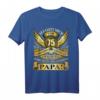 Herren Als Gott mich vor 75 Jahren schuf - Lustiges Papa T-Shirt zum Geburtstag, Originelles Geschenk für den 75. Vaterstag