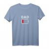 Herren Eltern Dasein - Vater ohne Energie - Lustiges Empty Battery T-Shirt für Eltern, die lachen wollen