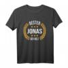 Jonas Name Geschenk-Idee zum Geburtstag – Lustiges Spruch T-Shirt, Personalisiert für Jonas, Papa & Vater, Perfekt für Namenstag & Vatertag