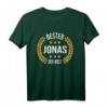Jonas Name Geschenk-Idee zum Geburtstag – Lustiges Spruch T-Shirt, Personalisiert für Jonas, Papa & Vater, Perfekt für Namenstag & Vatertag