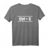 Ctrl + C / Ctrl + V Eltern-Kind Partnerlook T-Shirt – Witziges Familienoutfit für Fotos und Familienfeste