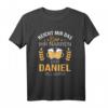 Lustiges Daniel Name Geschenk - Personalisiertes T-Shirt mit Spruch für Geburtstag, Namenstag & Vatertag