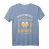 Lustiges Daniel Name Geschenk - Personalisiertes T-Shirt mit Spruch für Geburtstag, Namenstag & Vatertag