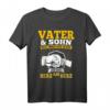 Vater und Sohn T-Shirt Herz an Herz - Partnerlook Shirt für Vater und Sohn, perfekt als Geschenk zum Vatertag, Geburtstag oder Weihnachten