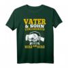 Vater und Sohn T-Shirt Herz an Herz - Partnerlook Shirt für Vater und Sohn, perfekt als Geschenk zum Vatertag, Geburtstag oder Weihnachten