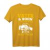Vater und Sohn T-Shirt Herz an Herz - Partnerlook Shirt für Vater und Sohn, perfekt als Geschenk zum Vatertag, Geburtstag oder Weihnachten