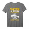 Vater und Sohn T-Shirt Herz an Herz - Partnerlook Shirt für Vater und Sohn, perfekt als Geschenk zum Vatertag, Geburtstag oder Weihnachten