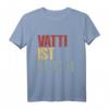 Vatti Ist Platti Erschöpft Vater Papa Lustig Spruch T-Shirt – Perfektes Geschenk für müde Väter mit Humor