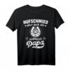 Hufschmied Papa Schmiedezange Schmiedewerkzeug T-Shirt – Lustiges Geschenk für Schmiede-Väter mit Hufeisen-Motiv