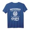 Hufschmied Papa Schmiedezange Schmiedewerkzeug T-Shirt – Lustiges Geschenk für Schmiede-Väter mit Hufeisen-Motiv