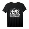 Jens Name Lustiges Spruch Shirt - Persönliches Geschenk für Männer mit dem besten Namen, perfekt zum Geburtstag, Weihnachten, Festival, Party oder Fest